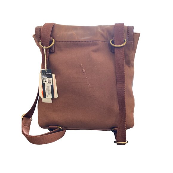 The Sak Ventura Leather Convertible Backpack Teak NWD